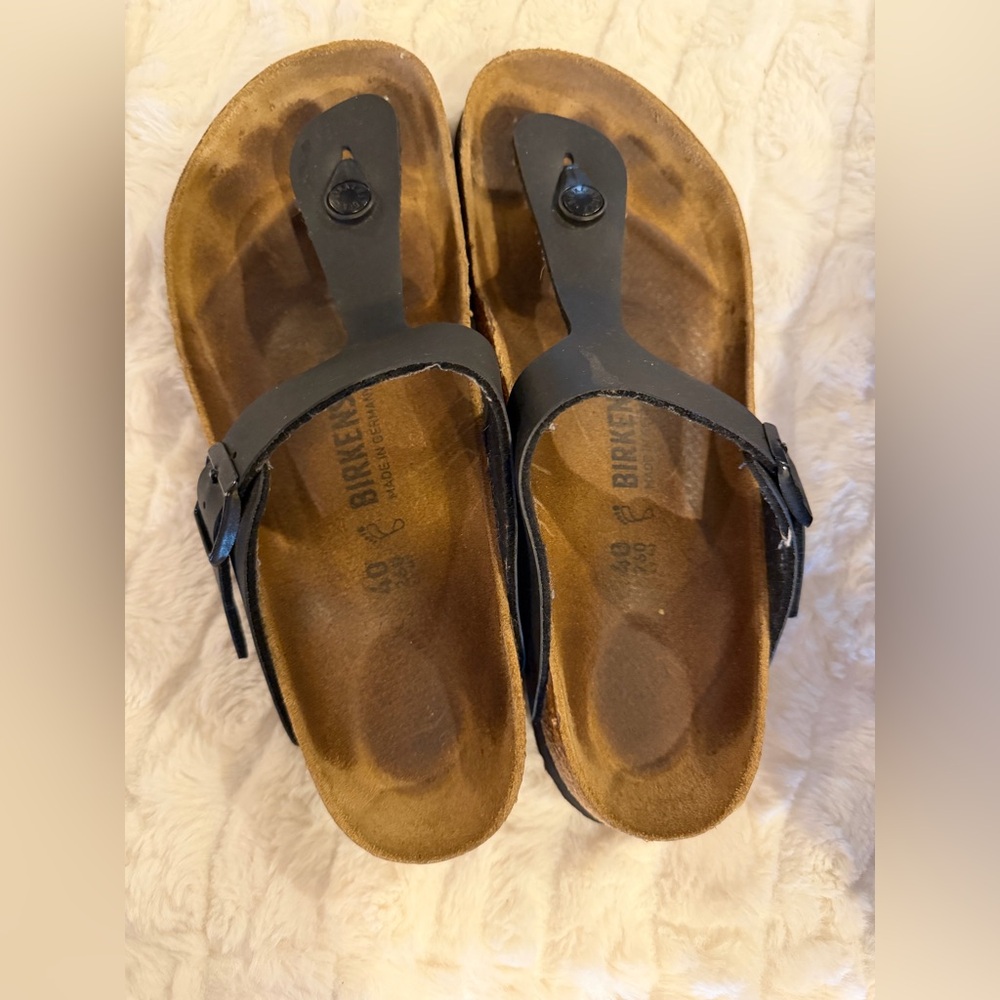 Birkenstock Gizeh Black Sandals